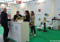 Lo stand della rete italiana dei mercati all'ingrosso, Italmercati.