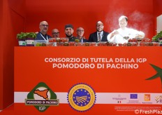 Lo stand del Consorzio ha ospitato attività di show cooking.