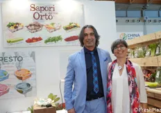 Il General Manager SIPO, Massimiliano Ceccarini, insieme alla consulente ed esperta di comunicazione Anna Parello.