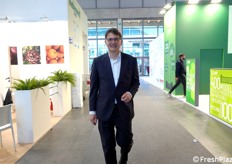 Graditi incontri tra i vari padiglioni. Qui Riccardo Calcagni, CEO del Gruppo Besana.