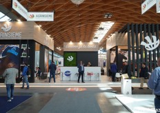 Un grande stand di sicuro impatto, quello di Agrinsieme.