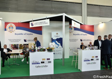 Lo stand della Camera di Commercio della Repubblica di Bosnia ed Erzegovina.