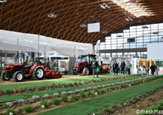 Macchine agricole a Macfrut in Campo.