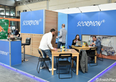 Lo stand della polacca Scorpion, che produce macchine e impianti per la lavorazione di erbe e spezie.