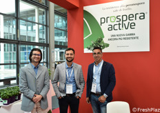 Allo stand Fenix Seeds, da sinistra: Simone De Martino, Federico Colletta e Salvatore Petrolo.