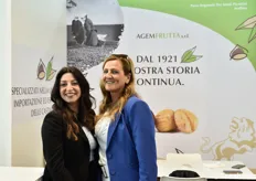 Le due commerciali di Agem Frutta: Giulia Ingino e Rosy Ferraioli.