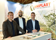 I rappresentanti di Aniplast. Da sinistra: Antonio Popeo, Simone Arena e Nico Difino.