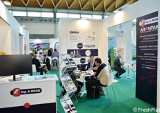 Lo stand Ing. A.Rossi Impianti Industriali.