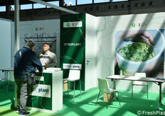 Lo stand Vitroplant, nell'ambito dell'area collettiva Civi Italia.