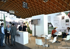 Lo stand xFarm, start-up che punta alla digitalizzazione dell'agricoltura.