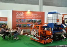Slopehelper dalla Slovenia è un robot agricolo per vigneti e frutteti.
