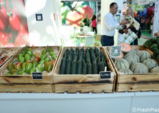 Pomodori, zucchine e meloni allo stand Bayer - Seminis - De Ruiter.