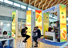 Lo stand collettivo del Venezuela.