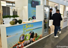 Lo stand L'Orto di Eleonora nell'area collettiva della Regione Sardegna.