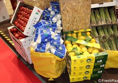 Alcuni ortofrutticoli freschi che valorizzano il made in Italy. 