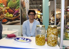 Il sorridente Francesco dell'Azienda Agricola Raimo.