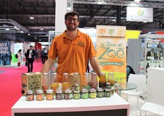 Alessandro Malerba dell'azienda agricola biologica Le Terre di Zoè.