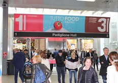 Ingresso ai padiglioni 1 e 3.