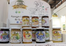 La linea 100% frutta dell'azienda agricola molisana Orto d'Autore, con solo zuccheri della frutta.