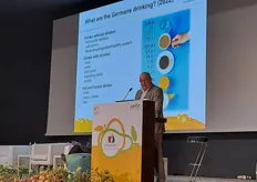 Klaus Hetlinger, (Association of the German Fruit Juice Industry) relatore del convegno