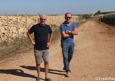 Qui Montana è in compagnia di uno dei suoi più stretti collaboratori, Maurizio Accetta.