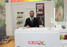Francesco Lozupone della Lozupone Import-Export, azienda specializzata nella coltivazione di uva da tavola in Puglia.