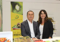 Daniela e Alfio Lepidio della Agrilepidio, azienda di Cisterna di Latina specializzata nella produzione e commercializzazione di kiwi convenzionale e biologico.