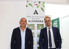 Alfonso Altamura e Fabrizio Todisco della Organizzazione di produttori campana Altamura.