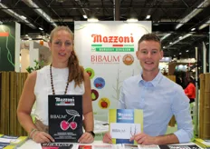Giulia Pistani e Giulio Corazza dell'ufficio vendite dei Vivai Mazzoni.