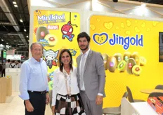 Patrizio Neri (presidente Jingold), Monica Pezzi (Alegra), Federico Milanese (responsabile marketing Jingold).