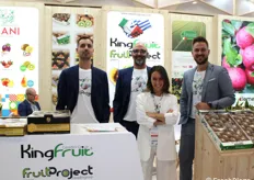 Mirco Perini (direttore commerciale Ceradini Group), Massimo Ceradini (titolare Ceradini Group), Arianna Busti (export manager) e Christos Doulgeris (Ceo Fruit Project-Ceradini Group).