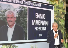 Ennio Magnani, presidente di Apot-Associazione Produttori Ortofrutticoli Trentini.