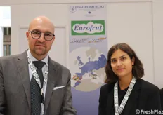 Alain Gargagnani e Chiara La Rocca di Eurofrut spa