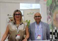 Irene Paravizzini e Franco D'Angelo dell'OP Agrologica di Chiaramonte Gulfi (RG)