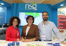 Nello stand di Nova Siri Genetics, Alida Stigliano e Carmela Suriano, insieme a Jaoquìn Dominguez