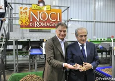 Annibali con il sindaco di Forlì Gianluca Zattini