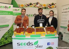 Stefano Recupero, Daniele Reina e Ilari Taranto di Seeds Technologies Italia. Un team giovane e dinamico che continua a far crescere una realtà sementiera che farà ancora molto parlare di sè