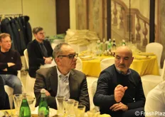 Marco Dallamano e Paolo Merci, rispettivamente presidente e direttore di VeronaMercato, struttura presso la quale ha sede Fruitimprese Veneto