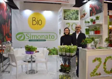 Rosanna Bertoldin e Carlo Simonato dell'azienda ortoflorovivaistica F.lli Simonato.