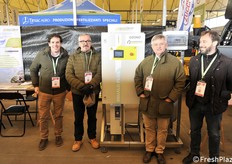 Il team di Ecofarm Storti (specialisti in ozono): Giampaolo Zaffani, Enrico Storti, Massimo Bizzarri, Giorgio Zaffani