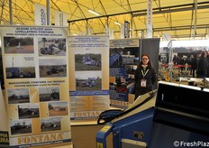 Elisa Montormoso della ditta Fontana, azienda che propone livellatrici di tutti i tipi