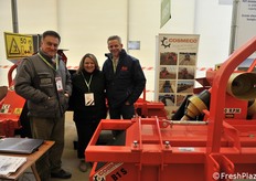 Cosmeco: Alberto Adami, Claudia Rossi e un cliente olandese, Bert de Jongh