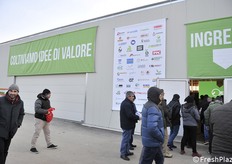 Ingresso all'area espositiva