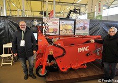 Matteo Rondelli e Irina Muravyeva di Imac (costruttrice di scavapatate)