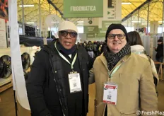 Enrico Turoni con il rappresentante del Lesotho  John Maseribane