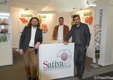 Sativa Seeds, sementi professionali. In foto: Fabrizio Garzani, Luca Pistocchi ed Enrico Morgagni.