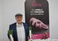Michbele Ruggiero, produttore e membro del Cda del Consorzio cipolla rossa di Tropea Calabria Igp
