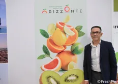 L'agronomo Antonio Zangari, della Op Orizzonte