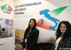 Alessandra Marzia e Ylenia Limone del TAR Mediterranean Air Cargo Terminal - Airport Grottaglie.