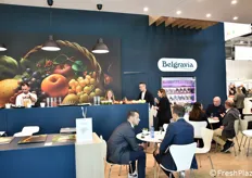Lo stand Belgravia, azienda produttrice di verdure di IV gamma